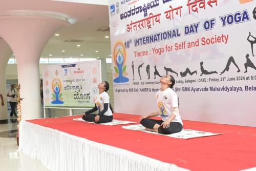 21.06.2024 World Yoga Day – KLECCC – KAHER’s BMK Ayurveda College.