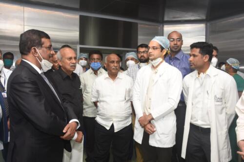 08.02.2021 Inauguration of Hi Tech OT – Neuro Surgery at Hospital premises by Shri Rajkiran Rai G, Managing Director/CEO, Union Bank of India