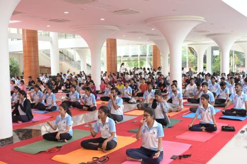 21.06.2024 World Yoga Day – KLECCC – KAHER’s BMK Ayurveda College.
