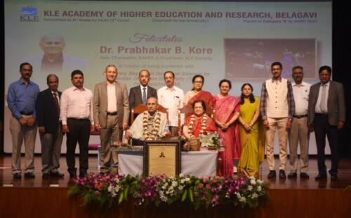16.07.20222 Dr Prabhakar Kore Sir felicitation programme- KLECCC