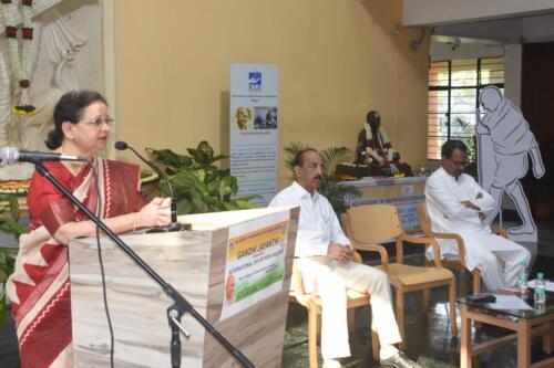 02.10.2022 Gandhi Jayanthi Celebrations – Dr. S. G. Desai Library, JNMC Campus.