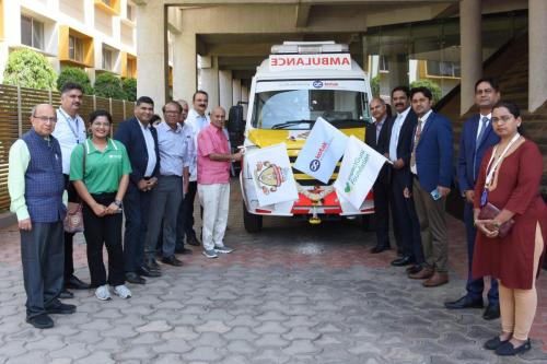 14.03.2024 Ambulance Van  - Donated by Kotak MahindraBank  