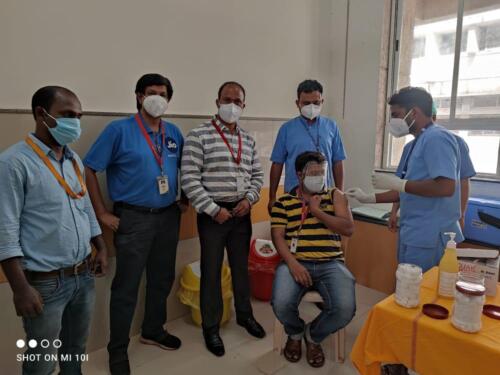 21.06.2021 JIO – Reliance (Employees)– Vaccination program at KLES Dr. Prabhakar Kore Charitable Hospital 