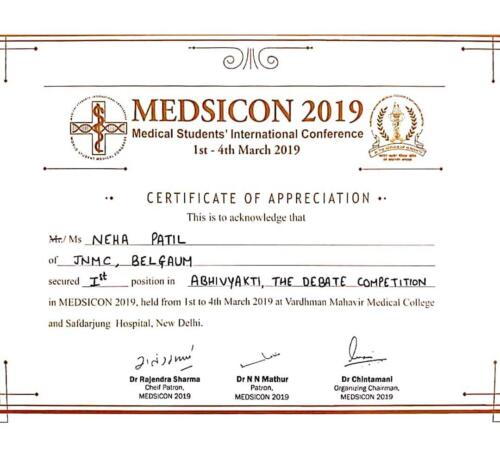 63-2019-Neha patil 1st award
