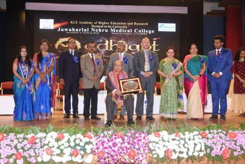 Felicitation to Dr. V. D. Patil, Director, Hospital Development 
